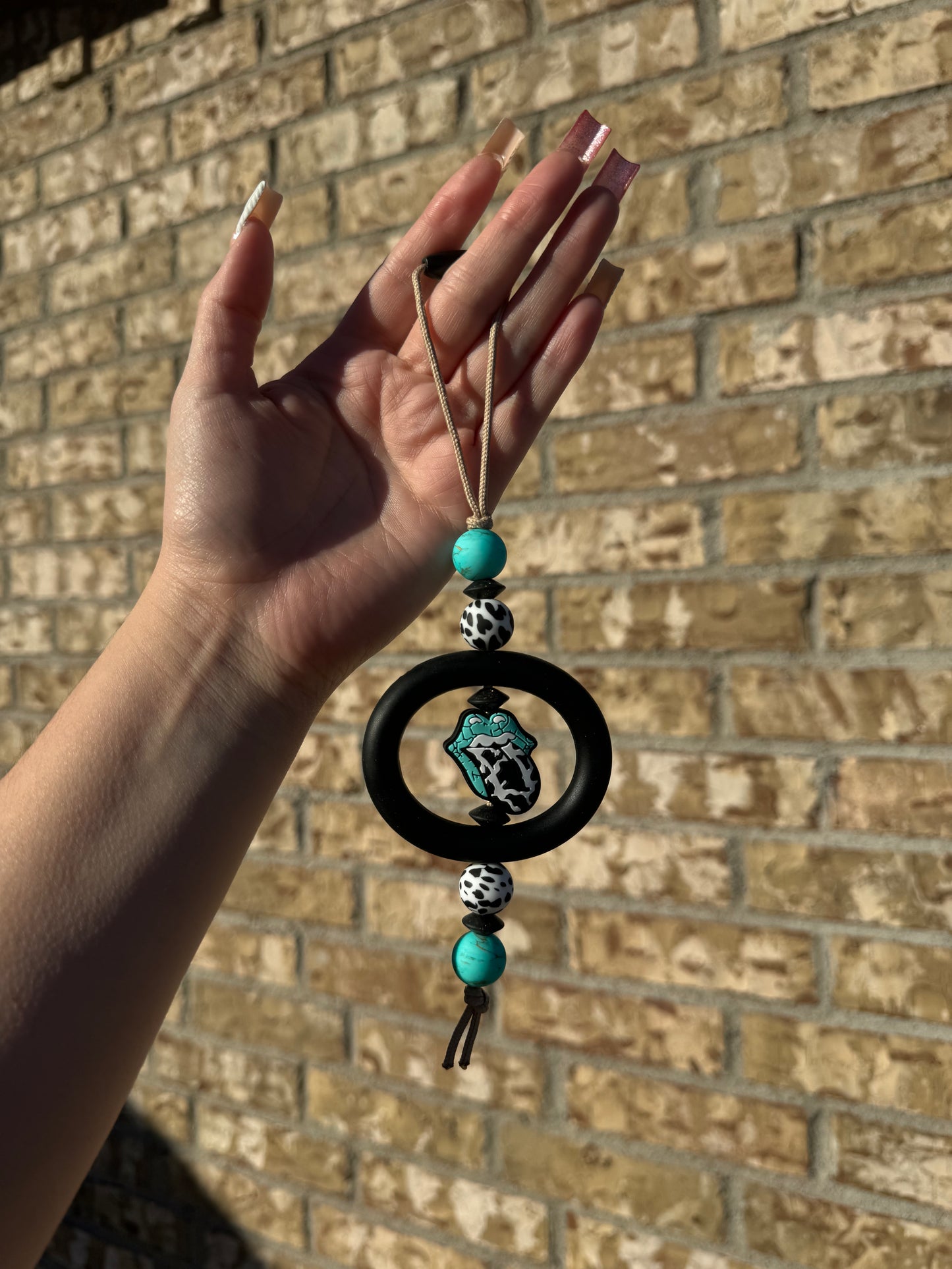 Cow tongue Car Charm