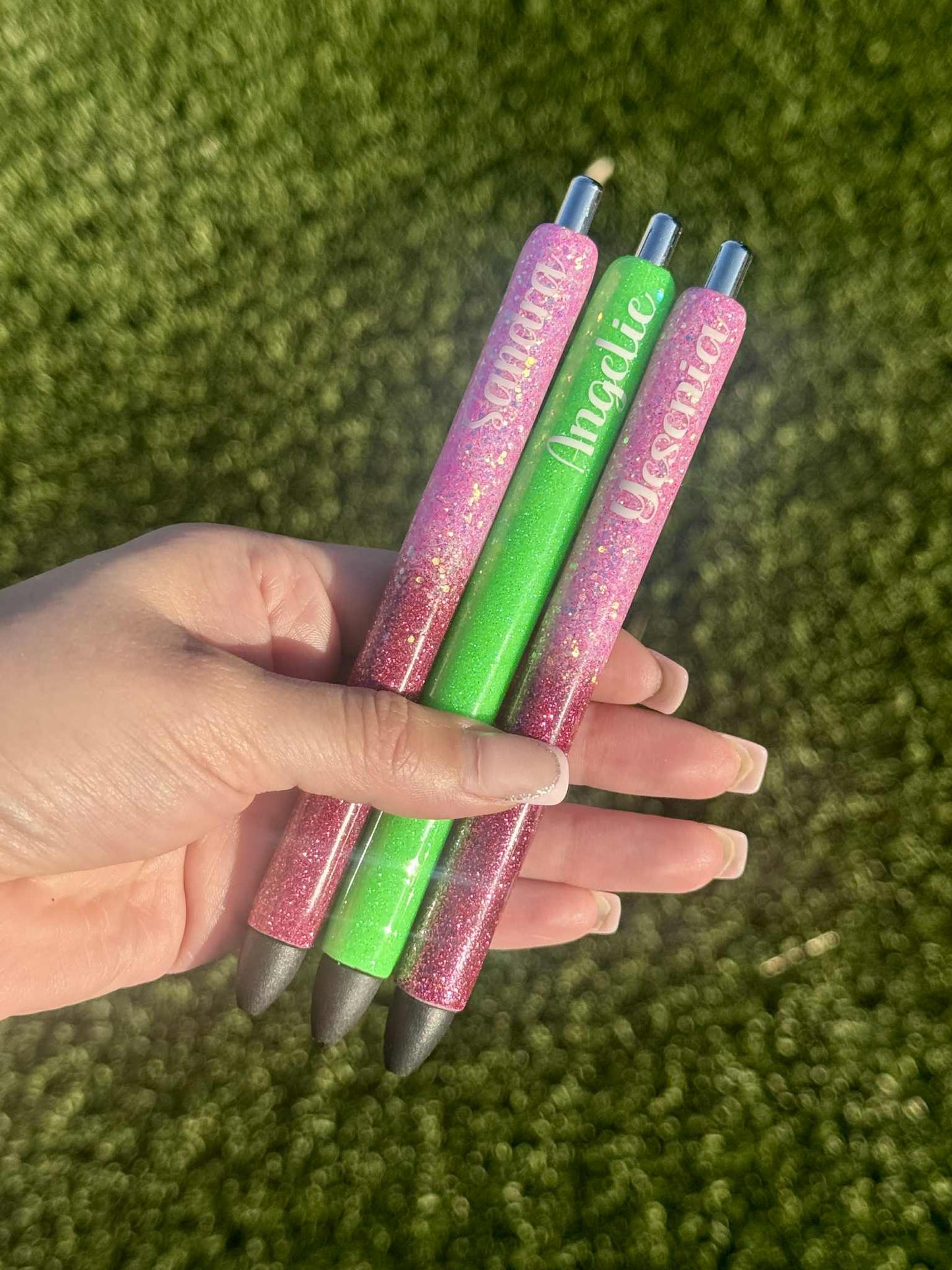 Custom Glitter Pens