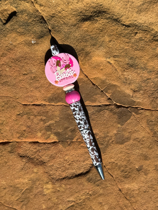 Cowgirl Barbie pen