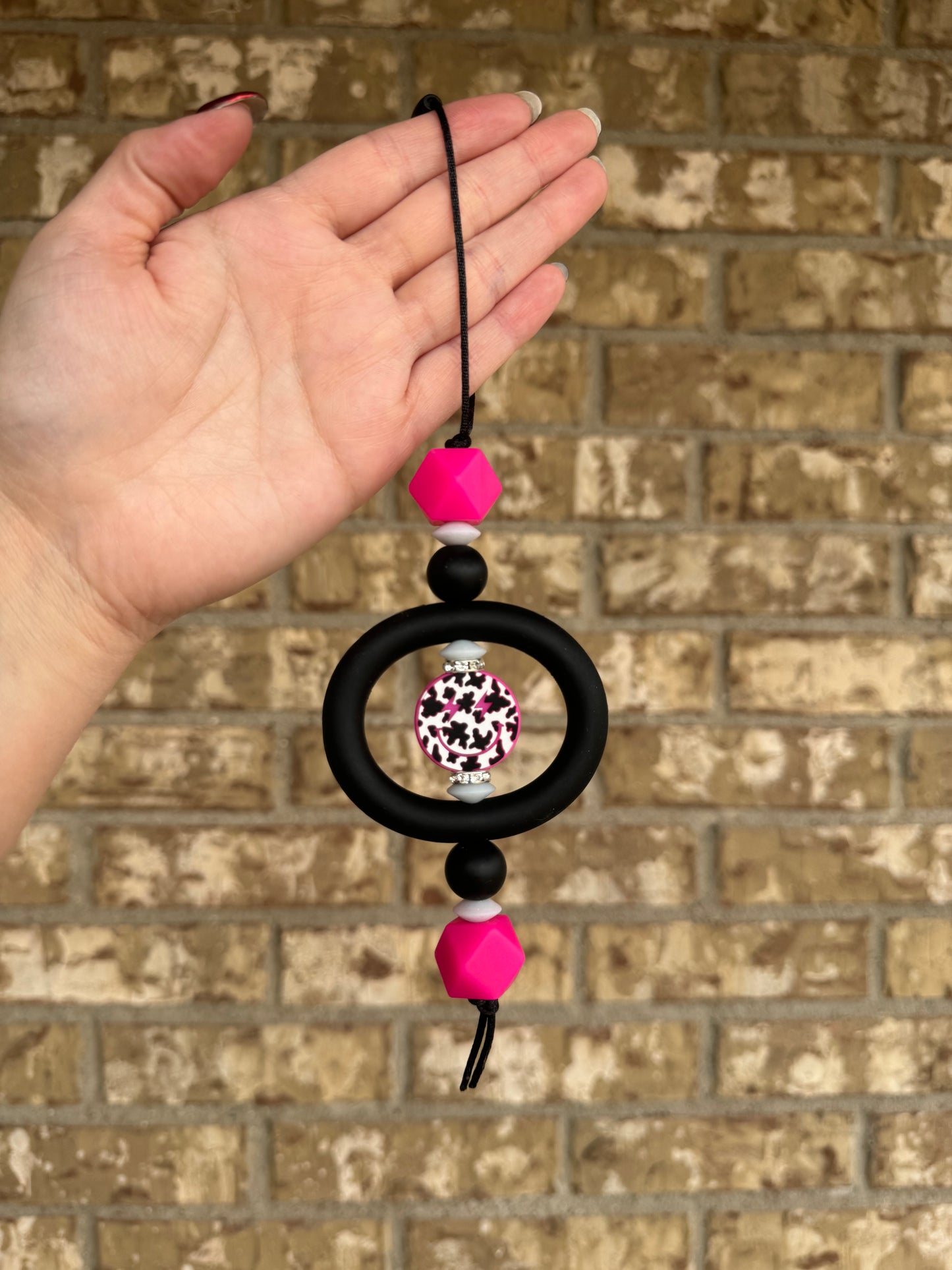 Smiley cow Car Charm